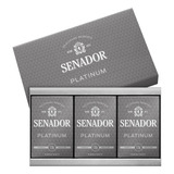 Sabonete Senador Platinum Barra 130g, 3 Unidades