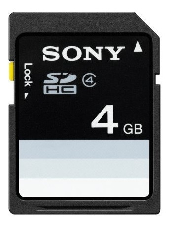 Sony Tarjeta De Memoria Sd Hc 4gb Class 4 Sf-4n4 Ecoffice