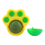 Bola Giratoria Con Catnip Juguete Para Gato Fancy Pets Color Huella