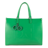 Bolsa Cloe Para Mujer Grande Porta Laptop 15 PLG Con Asas Color Verde