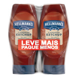 Pack Ketchup Hellmann's Squeeze 2 Unidades 380g Cada Leve Mais Pague Menos