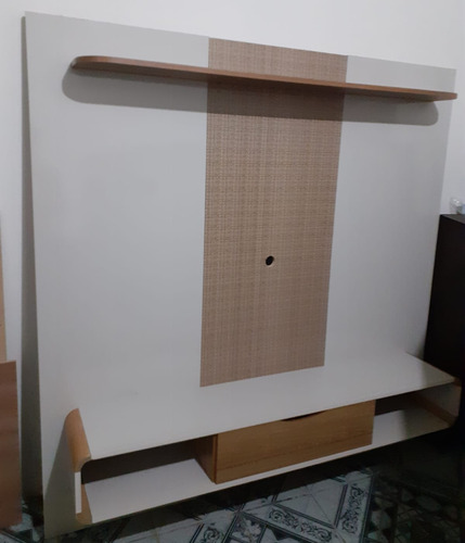 1 Cama Box Casal 1 Painel De Tv