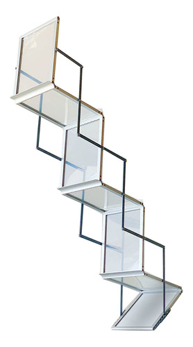 Soporte Plegable Para Folletos, Revistero Exquisito Para