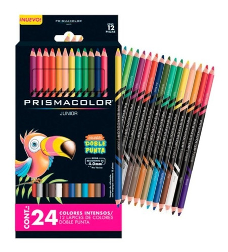 Colores Prismacolor Doble Punta 12x24 Junior