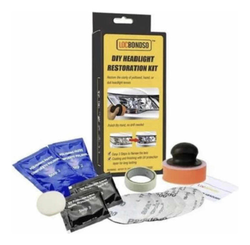 Kit Repara Foco Optico Auto Completo Brillo Pulir Limpiar G3