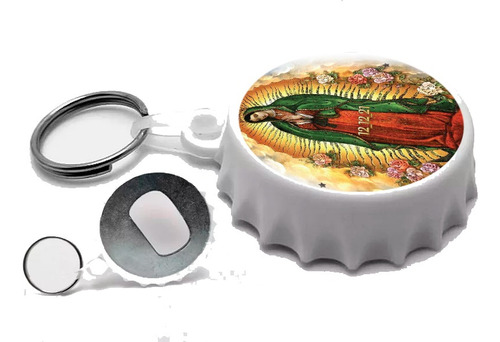 30 Llaveros Destapador Personalizado Virgen De Guadalupe! 