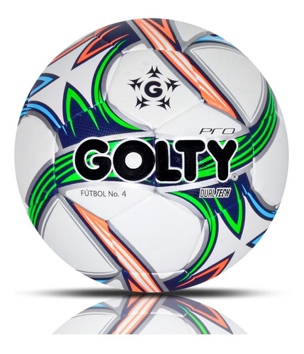 Balon Futbol Pro Golty Dualtech N.4 Color Verde