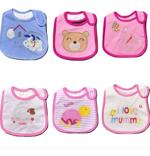 Baberos Impermeables Bebes Nene Y Nena Animales Super Oferta! *** Ilumina-2 *** Mercadolider Platinum Importadores!