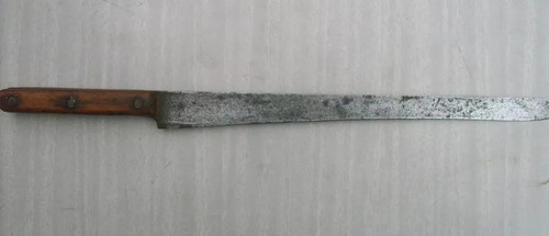 Antiguo Cuchillo Fiambrero Medaille La Trompette France