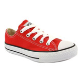 Tenis Original Converse Choclo Rojo Clásico Niños 3j236