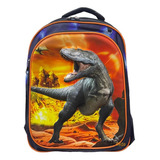 Mochila Escolar Infantil Dinossauro Menino