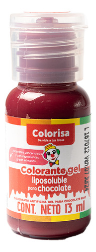 Colorante Liposoluble Rojo X 13 Ml Cho - mL a $1069