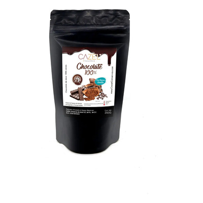Chocolate Amargo Oaxaqueño 100% Cacao Fermentado Cazel 200g | MercadoLibre