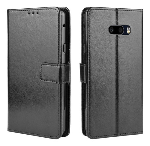 Funda De Anticaída Para LG G8x V50s Thinq Cuero Flip Cartera