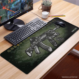 Mouse Pad Gamer Xl 90x40x3mm Game Geek Negro