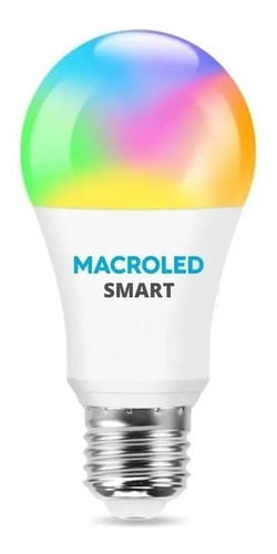 Lampara Led Smart Wifi 12w E27 Rgb Colores App Macroled