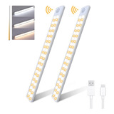 Pack De 2 Luces Armario Sensor De Movimiento De 60 Led,...