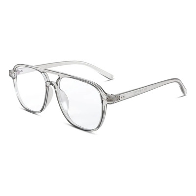 Feisedy Gafas Piloto Anti Luz Azul,cuadradas De Gran Tamaño Color Gris Transparente | Envío gratis
