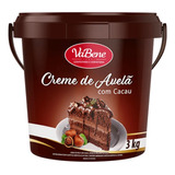 Creme De Avelã 3kg Vabene Recheio Sorvetes Bolos Açaí 