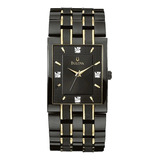 Relógio Bulova 98d004 Preto E Dourado Diamond (original)