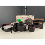 Camera Canon T7+ E Lente Yongnuo 50mm F 1.8, 35k Clicks