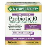 Nature´s Bounty Probióticos 10 Ultra Fuerte 70 Cápsulas