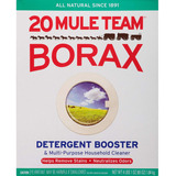 Borax 20 Mule Team Detergent Booster, 65 Onzas (4 Libras)