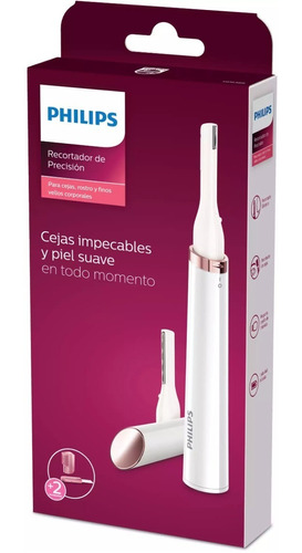 Philips Recortador De Precision Cejas Impecables Piel Suave!