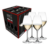 Kit 4 Taças Riedel 003 White Wine/champagne 440ml Cor Transparente