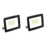 Reflector Led Exterior 30w Pack X2 220v Ip65 Jardin Tbcin