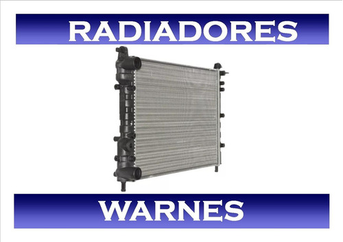 Radiador Fiat Uno Cargo 1.3 1.4 2009 2010 2011 Foto 2