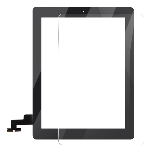 Cristal Tactil Touch Para iPad 2 A1395 A1396 A1397 Negro