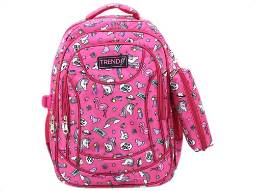 Mochila Escolar Notebook Infantil Nena Niño Nene Brilla