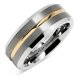 100s Joyería Anillos De Tungsteno Para Hombres Alianzas De B