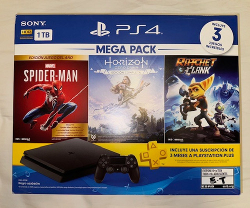 Play Station 4 Slim 1tb Sony + 3 Juegos + 1 Joystick