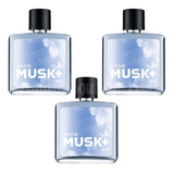 Perfume Hombre Musk Air Avon X3 - mL a $358