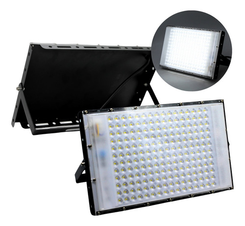 Super Reflector Led 200w Lupa Exterior Luz Blanca Alumbrado