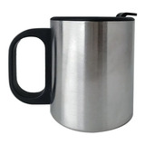 Mug En Acero Inoxidable Con Tapa Removible De 10 Onzas