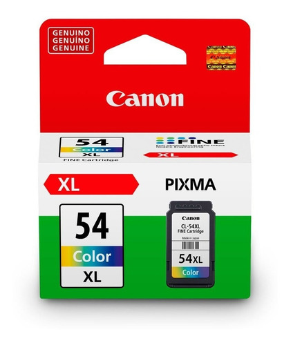 Cartucho Color Canon Original Cl-54 E401 E461 E481 E471 E301