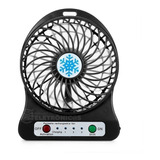 Mini Ventilador Recarregável Usb 3 Velocidades Resistente