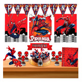 Kit Festa Homem Aranha -só Um Bolinho 30pçs