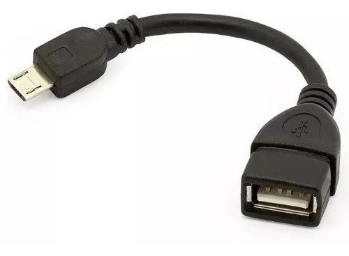 Otg Cable Usb V8 Para Teléfono Celular Android, Uso Pen Drive, Ratón Y Teclado