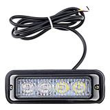 Luz Lateral De Coche De 12 V, 4 Led, Luz Estroboscópica, Med