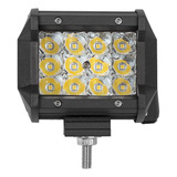 Faro Auxiliar Barra 12 Led 36w Cuadrado Off-road Premium