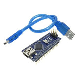 Tarjeta Nano V3.0 Arduino Compatible Con Cable Mini Usb