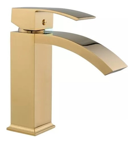 Torneira Cascata Monocomando Modelo Baixa Metalica Cobre-11