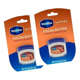 Vaseline Lip Care Cocoa Butter Mini Jar 7g 2pzas