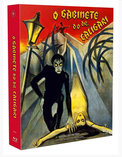 Blu-ray O Gabinete Do Dr. Caligari Bd +poster +cards +livre