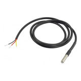 Sensor De Temperatura Ds18b20 Cable Sumergible 1mt Arduino 