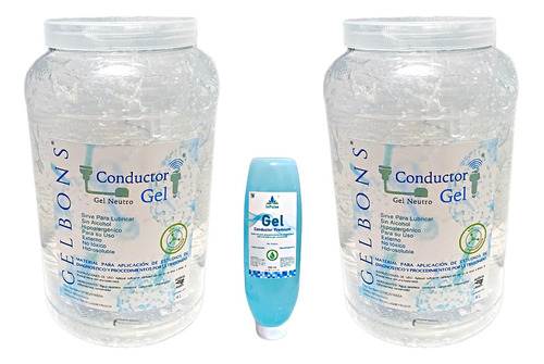 Gel Conductor Ultrason O Electroestimulador 2 Tarros